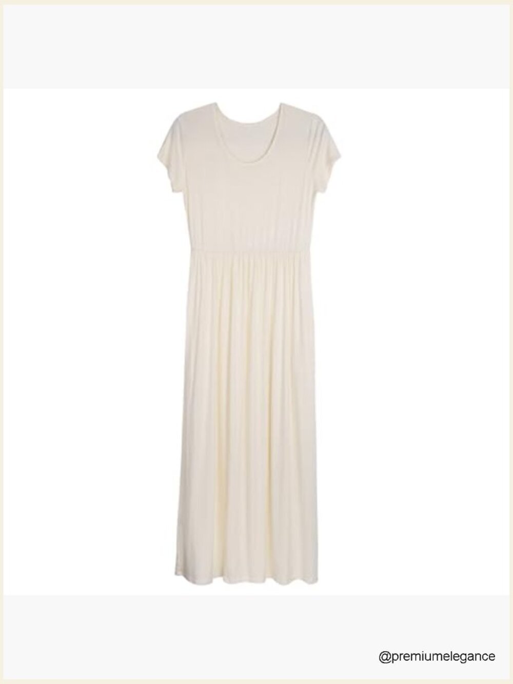 Rayon Blend Maxi Dress with Pockets, Casual Long Dress for Vacation - Picture 4 of 6